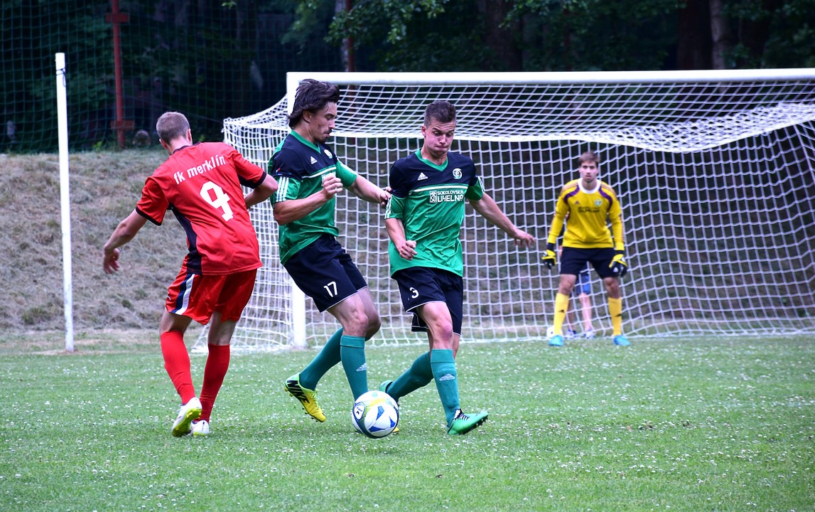 Fotbalová Energie v Merklíně. Remíza a neúspěšné penalty