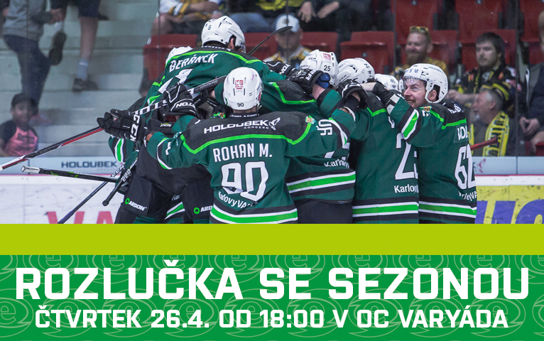 Rozlučka se sezonou již ve čtvrtek 26. dubna!